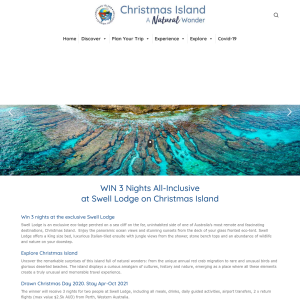 Christmas Island Tourism - Win a Trip to Swell Lodge on Christmas Island for 2 - Competitions.com.au